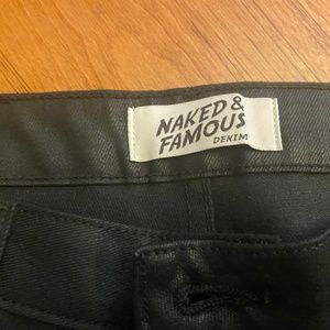 Naked & Famous Black Jeans